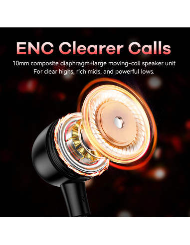 REMAX ENC Wireless Neckband Sports Earphones...