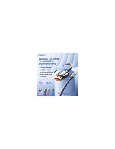 REMAX Fast Charging Cable 66W Zinc-Alloy with...