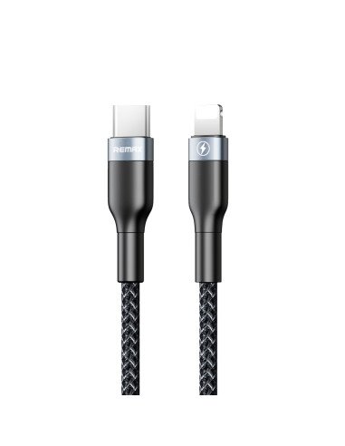 REMAX Sury 2 Series PD Fast Charging Data Cable RC-009 (type C-Lightning) BLACK