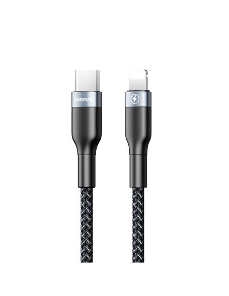 REMAX Sury 2 Series PD Fast Charging Data Cable RC-009 (type C-Lightning) BLACK
