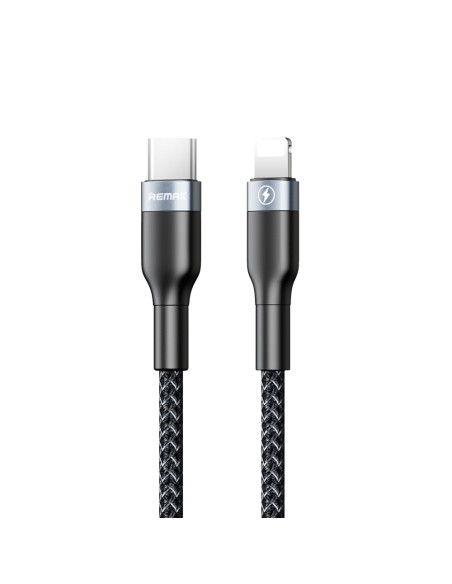 REMAX Sury 2 Series PD Fast Charging Data Cable RC-009 (type C-Lightning) BLACK