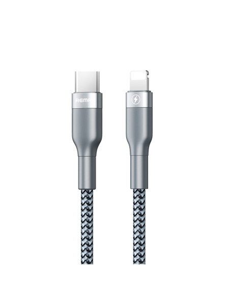 REMAX Sury 2 Series PD Fast Charging Data Cable RC-009 (type C-Lightning) GREY