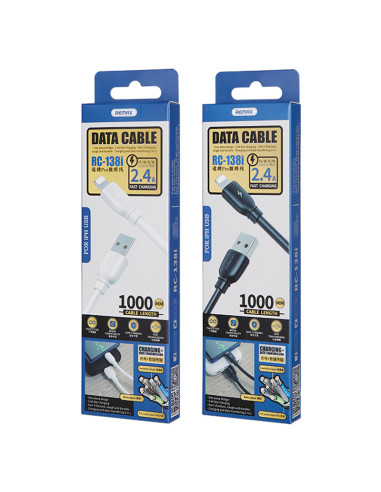 REMAX Suji Pro 2.4A data cable RC-138i 1m (USB - Lightning) PACKAGE