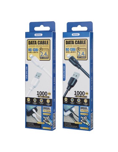 REMAX Data Cable 2.4A USB-A to Lightning 1m RC-138i — view 4
