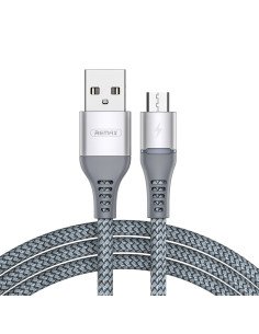 REMAX Data Cable 2.4A USB-A to Micro USB 1m with LED Light RC-152m 2