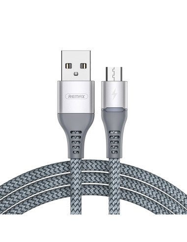 Duomenų kabelis REMAX RC-152m 2.4A USB-A į Micro USB, 1m, su LED apšvietimu — vaizdas 2
