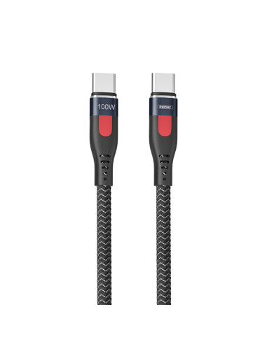 REMAX Lesu Pro 100W Aluminum Alloy Fast Charging Cable RC-187c (type C-type C)