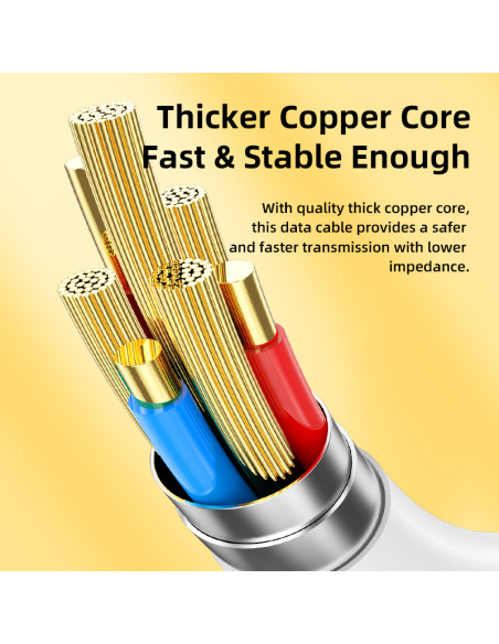 REMAX Marlik serijos PD 65W greito įkrovimo kabelis RC-191 Type C į Type C