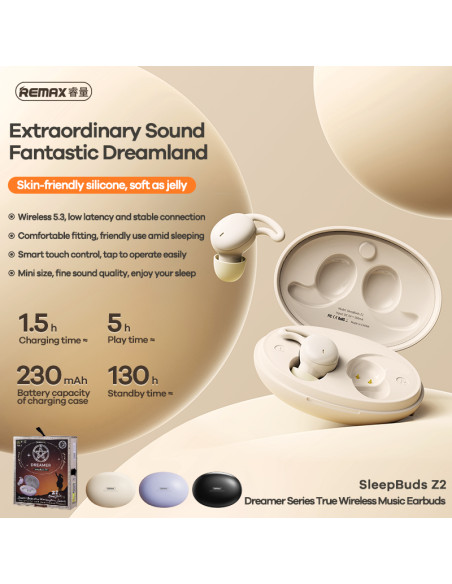 REMAX SleepBuds Z2 Wireless Music Earbuds