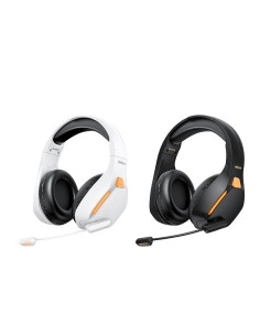 REMAX Kinyin Series Wireless Gaming Headphones for Music&Call RB-680HB WHITE AND BLACK