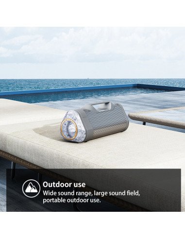 REMAX MONSTER Portable Wireless Speaker 15600mAh with NFC and LED Lights RB-H30 — view 10