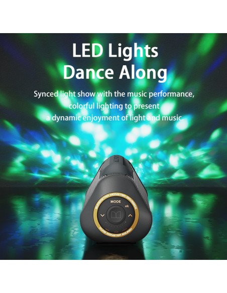 REMAX MONSTER Portable Wireless Speaker 15600mAh with NFC and LED Lights RB-H30 — view 4