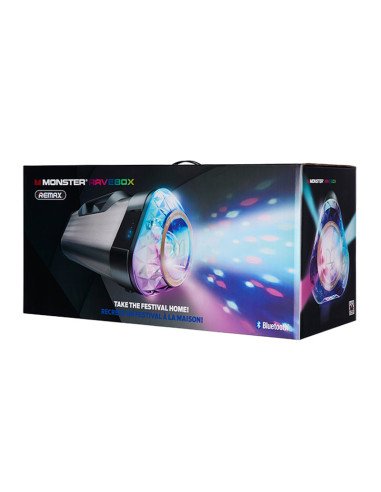 REMAX MONSTER Portable Wireless Speaker 15600mAh with NFC and LED Lights RB-H30 — view 14