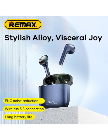 Belaidės TWS ausinės REMAX AlloyBuds 1 Bluetooth 5.3 ENC IPX4 — vaizdas 9