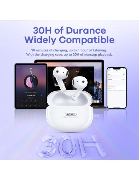 Belaidės TWS ausinės REMAX CozyBuds 1 Bluetooth 5.3 — vaizdas 9