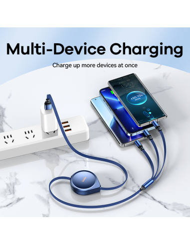 REMAX Drip Series 15W ištraukiamas 3-in-1...