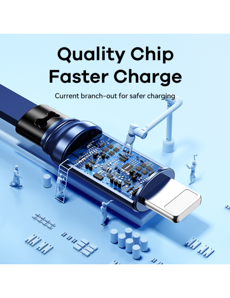 REMAX Drip Series 15W Retractable 3-in-1 Fast Charging Cable RC-C018 (USB to iPhone,Type C, Micro)