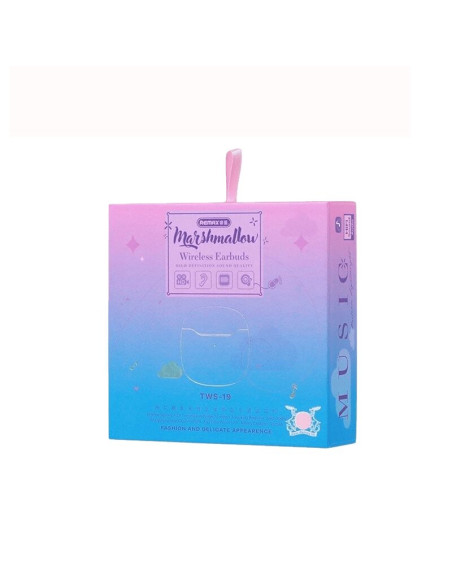 REMAX Marshmallow Series True Wireless Stereo Earbuds for Music&Call TWS-19 PACKAGE