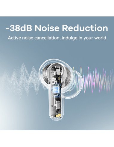 REMAX TWS Wireless Earbuds with ANC+ENC Bluetooth 5.3 CozyPods W7N — view 4