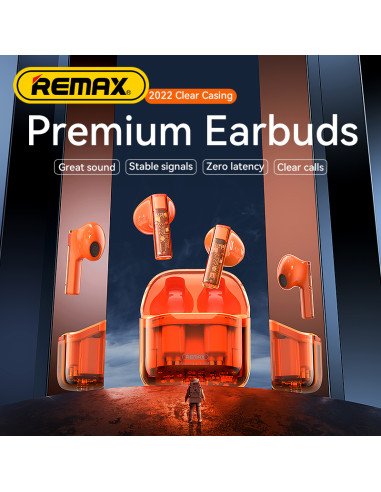 Belaidės TWS ausinės REMAX CozyBuds 6C Clear Bluetooth 5.3 ENC IPX4 — vaizdas 6