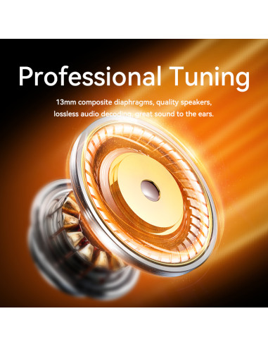 REMAX Aurora serijos skaidrios belaidės ausinės...