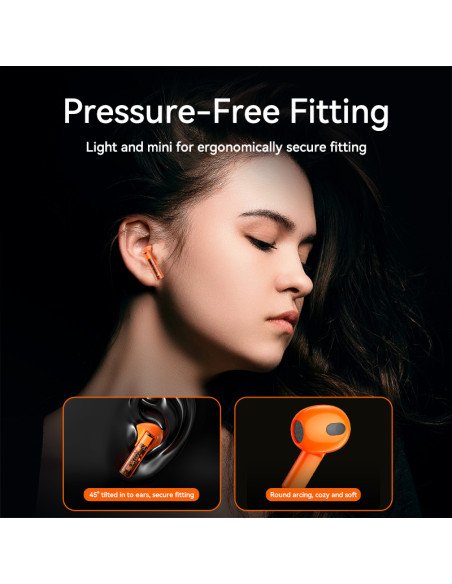 REMAX TWS Wireless Earbuds Bluetooth 5.3 ENC IPX4 CozyBuds 6C Clear — view 10