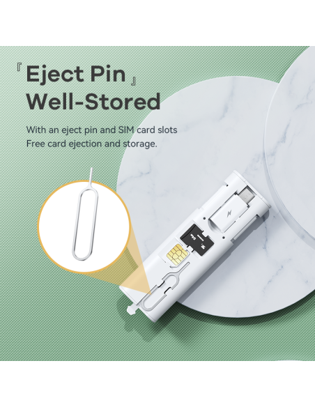 REMAX 60W greitojo įkrovimo kabelio rinkinys futliare RC-C011