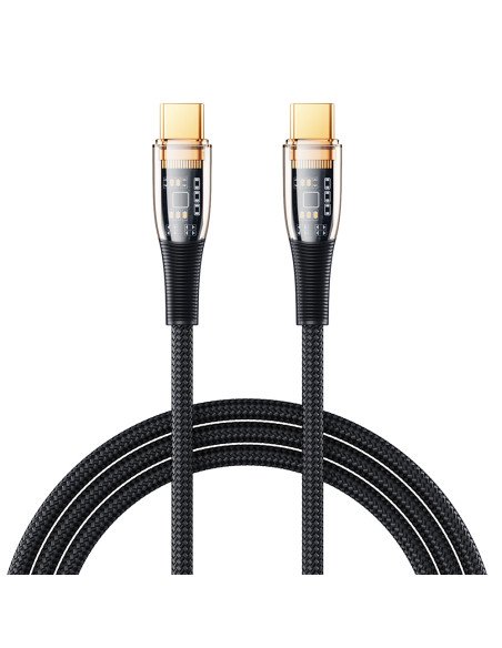 Remax Explore Series 100W Cyberpunk PD Fast Charging Data Cable RC-C062 (type C-type C) BLACK