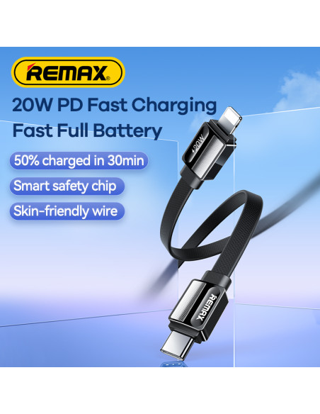 Remax Platinum Pro Series 20W PD Fast Charging Data Cable RC-C050 (Type C - iPhone)