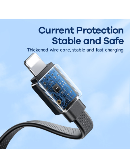 Remax Platinum Pro Series 20W PD Fast Charging Data Cable RC-C050 (Type C - iPhone)