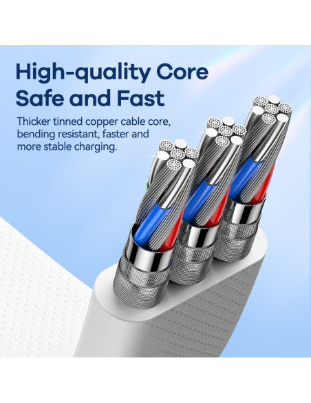 Remax Platinum Pro Series 20W PD Fast Charging Data Cable RC-C050 (Type C - iPhone)