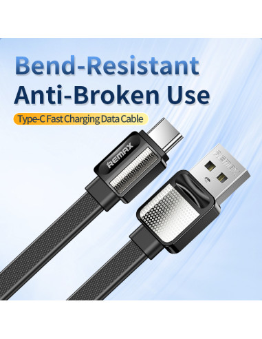REMAX 2.4A duomenų kabelis RC-154a (USB - Type C)