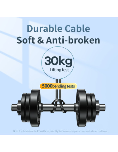 REMAX 2.4A duomenų kabelis RC-154a (USB - Type C)