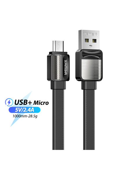 REMAX Platinum Pro serijos 2.4A duomenų kabelis RC-154m (USB - Micro)