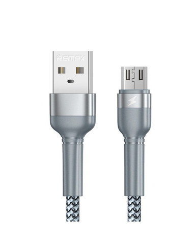 REMAX Jany Series Aluminum Alloy Braided 2.4A data cable RC-124m (USB-Micro) 2 colors