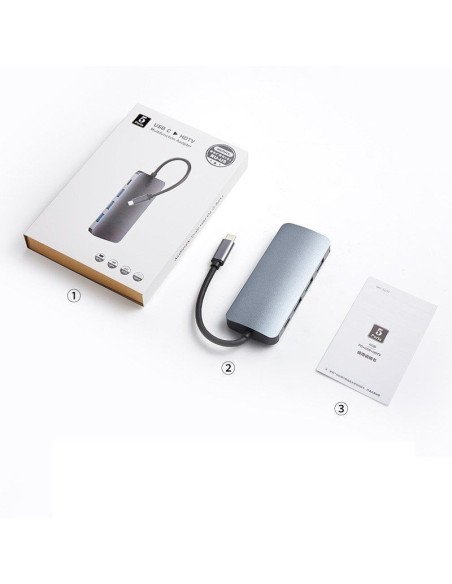 REMAX Retor Series 5-in-1 Docking Station RU-U5