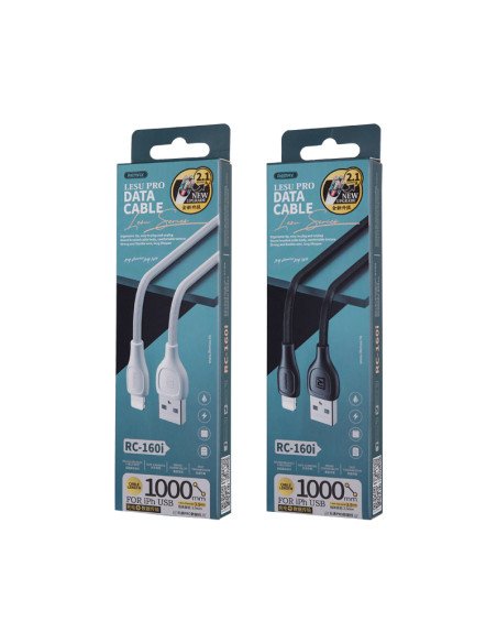 REMAX Data Cable 2.1A USB-A to Lightning 1m RC-160i