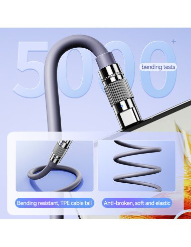 REMAX Fast Charging Cable 66W Zinc-Alloy with...