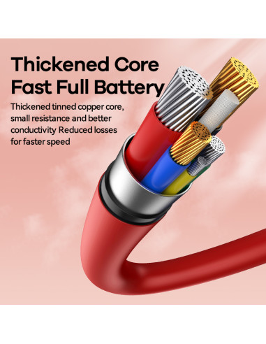 REMAX RC-C030 66W Elastic Data Cable with...