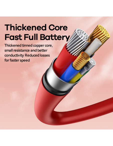 REMAX RC-C030 66W Elastic Data Cable with Digital Display (USB-Type C)