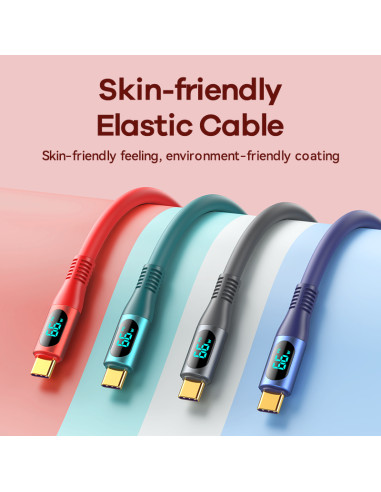 REMAX RC-C030 66W Elastic Data Cable with...