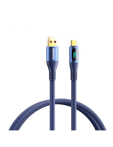 Greito įkrovimo kabelis REMAX RC-C030 66W su skaitmeniniu ekranu USB-A į USB-C — vaizdas 2