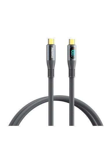 REMAX Zisee Series 100W Elastic Data Cable with Digital Display  RC-C032 (type C-type C) 4 colors