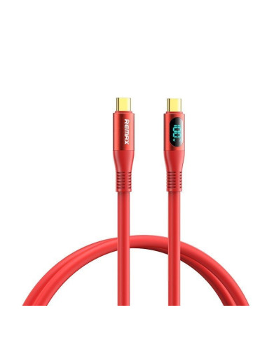 REMAX Zisee Series 100W Elastic Data Cable with Digital Display  RC-C032 (type C-type C) 4 colors