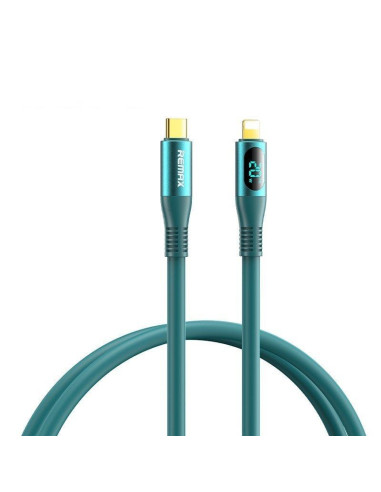 REMAX Zisee Series 20W Elastic Data Cable with Digital Display RC-C031 (type C-Lightning) 4 colors