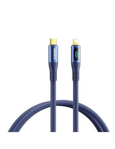 Greito įkrovimo kabelis REMAX RC-C031 20W PD su skaitmeniniu ekranu USB-C į Lightning — vaizdas 3