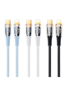 Remax Explore Series 20W Cyberpunk PD Fast Charging Data Cable RC-C061 (type C-Lightning) 3 colors
