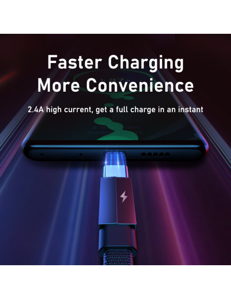 REMAX Data Cable 2A USB-A to USB-C 1m RC-094a
