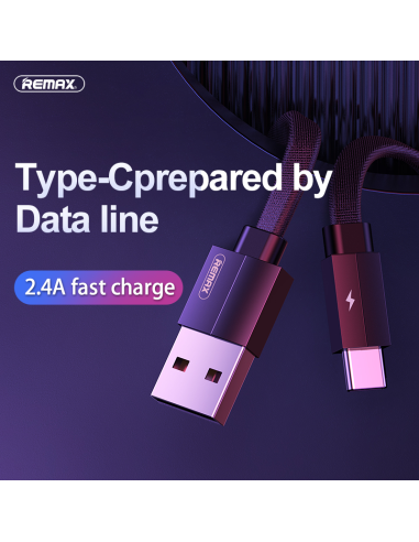 Duomenų kabelis REMAX RC-094a 2A USB-A į USB-C, 1m