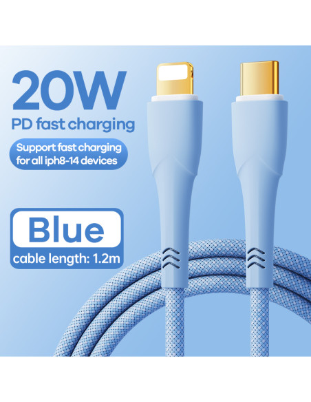 REMAX RC-C063 20W Fast Charging Data Cable C-L 1.2M